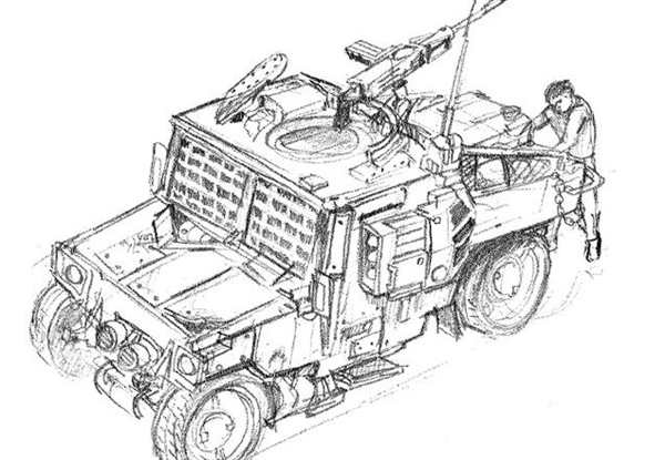 Разукрасить военные машины