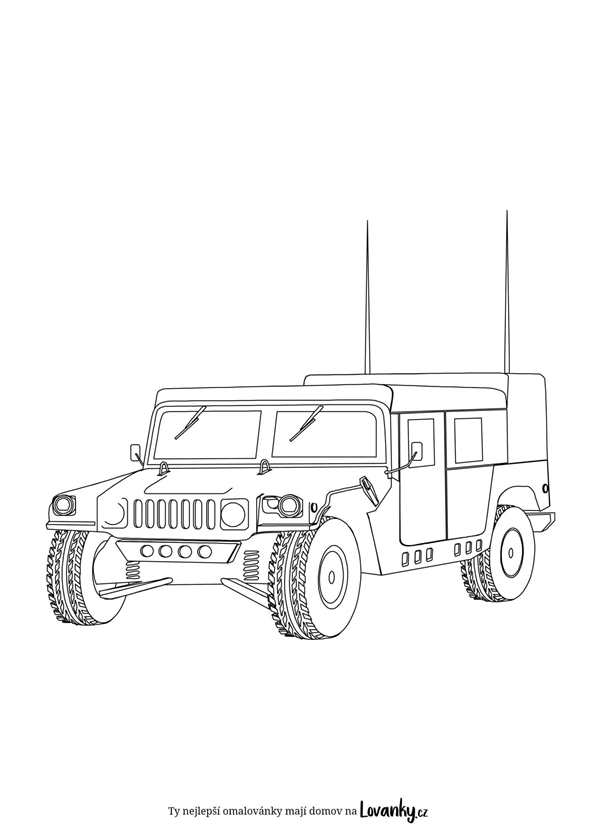 Раскраска «Военная техника»