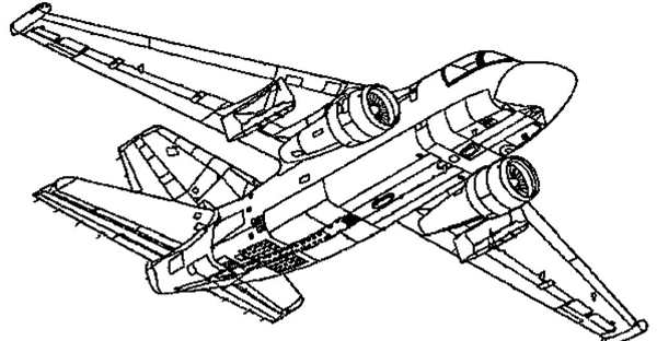 Раскраска самолет истребитель Су-24