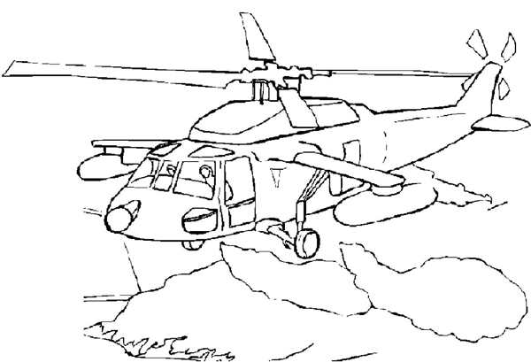 Военная вертолет раскраска ми-24