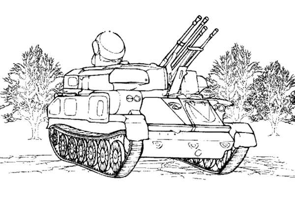 Раскраска танк т 34