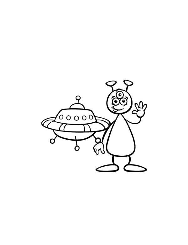 Инопланетянин рисунок