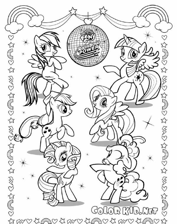 Раскраска my little Pony принцесса Каденс