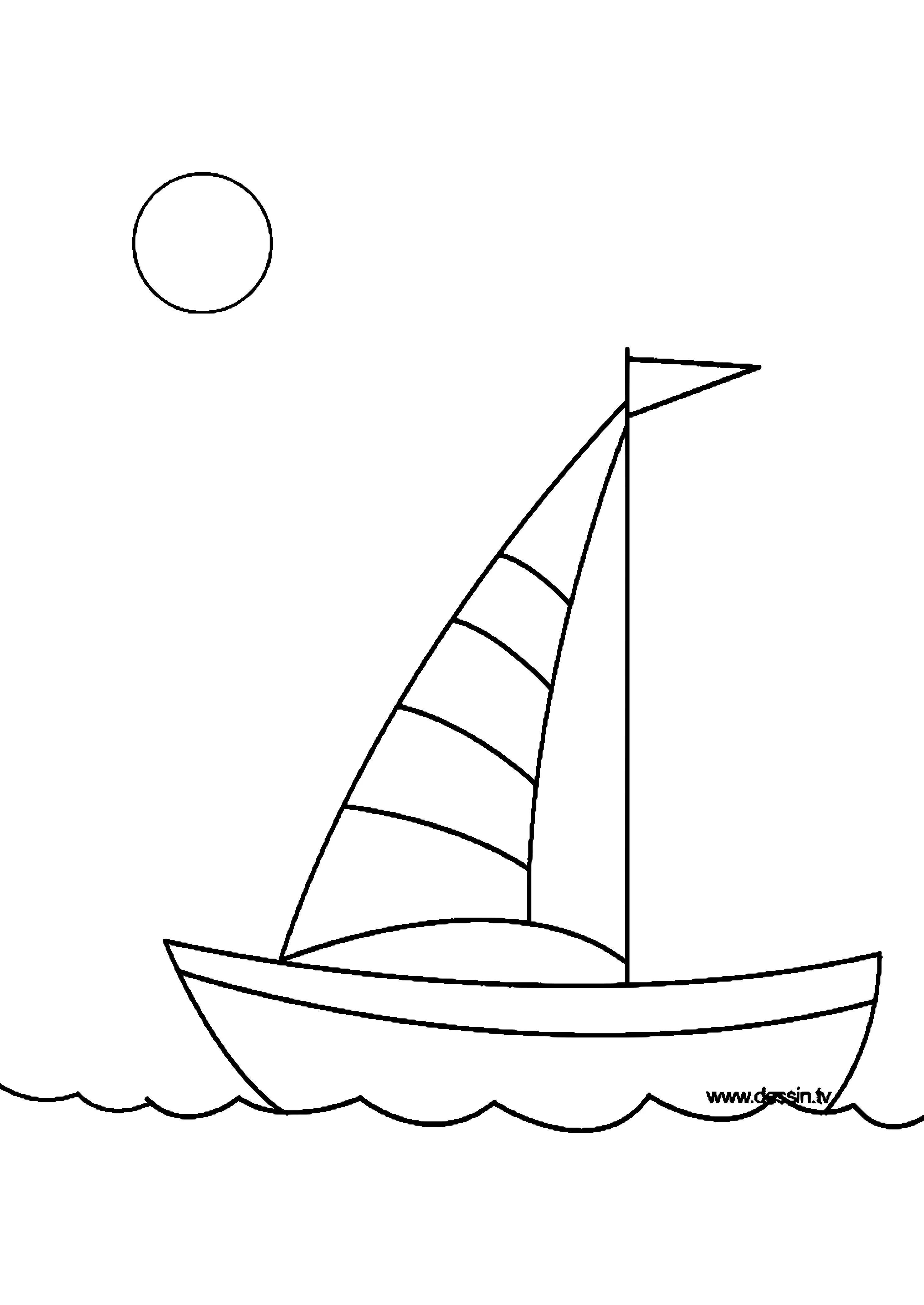 Корабли. Раскраска