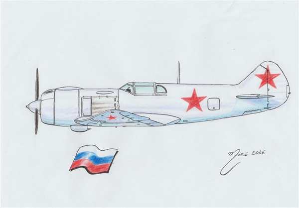 Раскраска ЯК3 Войны и цвета советского истребителя