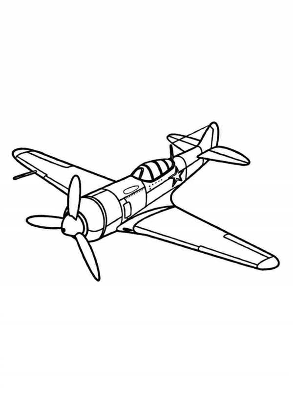 Ил-2 истребитель раскраска