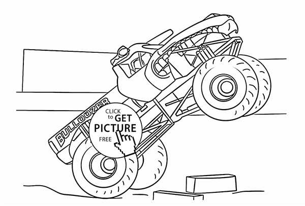 Monster Jam раскраска