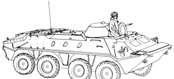 Военный джип рисунок карандашом