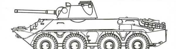 Раскраска Южноафриканская боевая техника Мамба