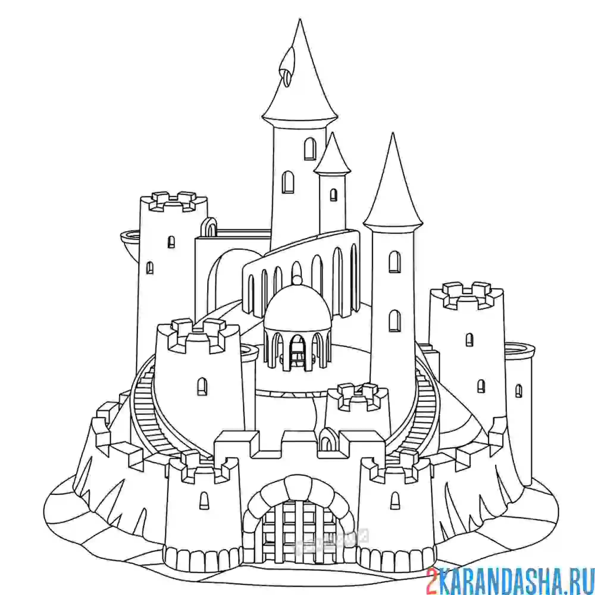 Замок для рисования