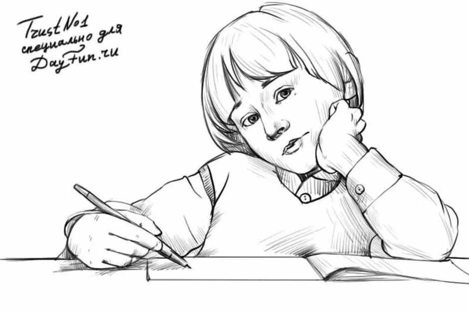 Раскраска дети в детском саду