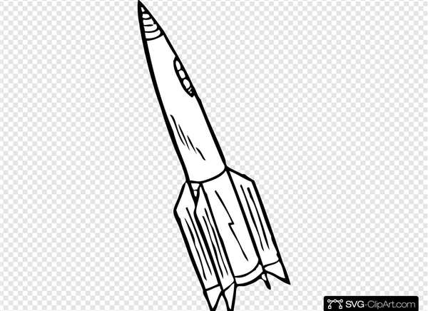 Раскраска Боевая ракета