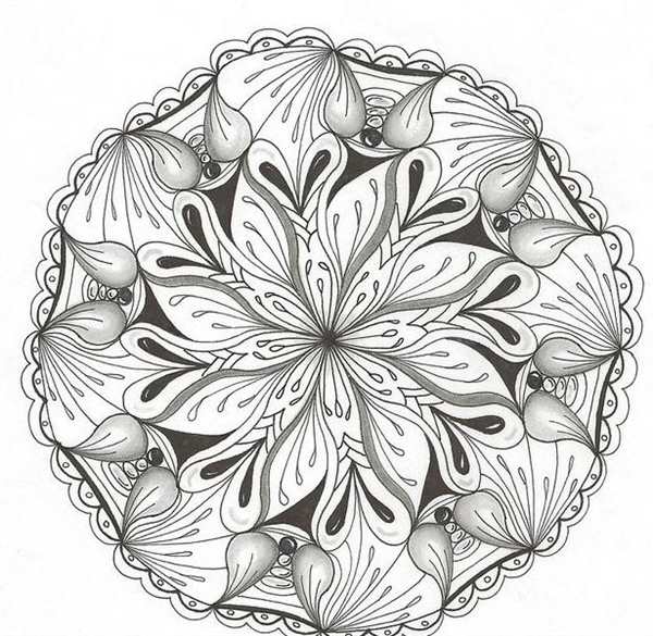 Chinese Garden Mandala