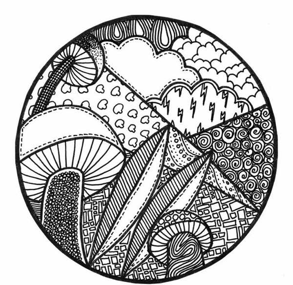 Round colouring