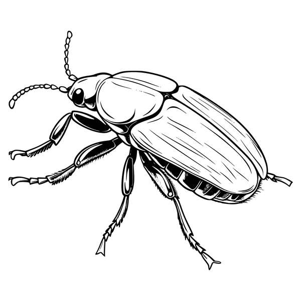 Раскраска Жука Stinkfly Весёлое Перевёртышество на Листе