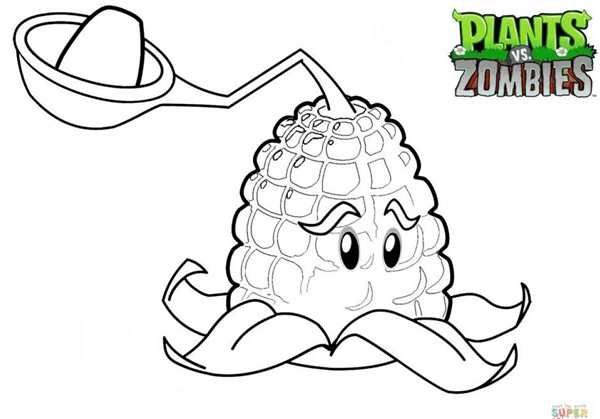 Plants vs Zombies раскраска зомби Гаргантюа
