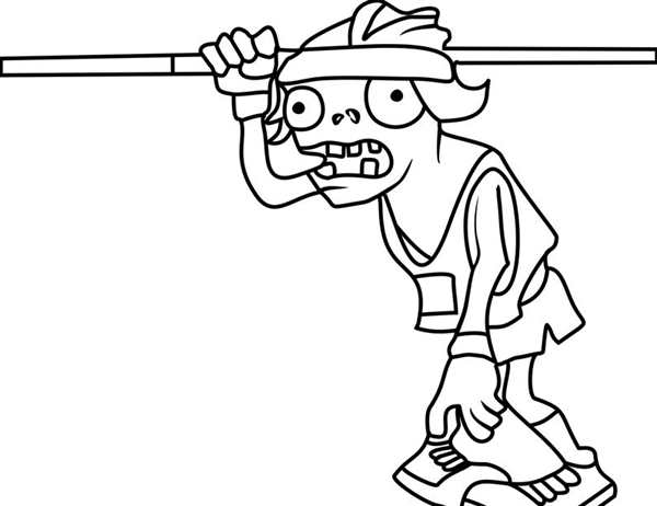 Plants vs Zombies раскраска