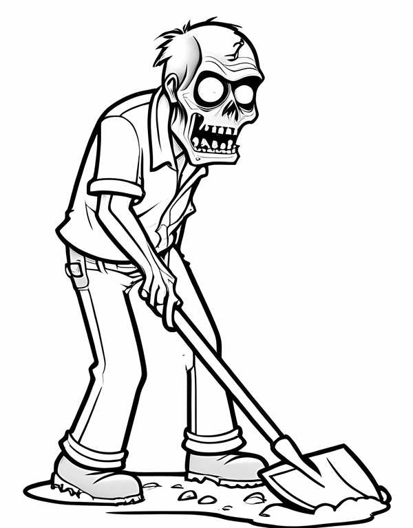 Раскраска Plants vs Zombies 2