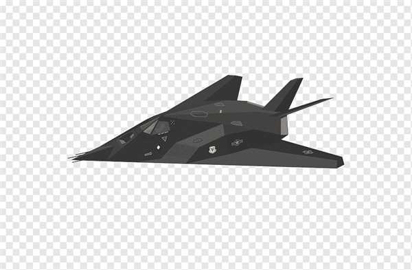 РаскраскаF117 Американский Штурмовик в Детских Линиях