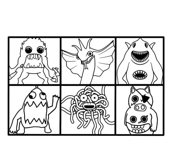 How to draw Banban Garten of Banban 4 - easy drawing