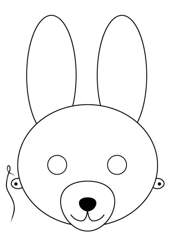 РаскраскаMascotte Кролика