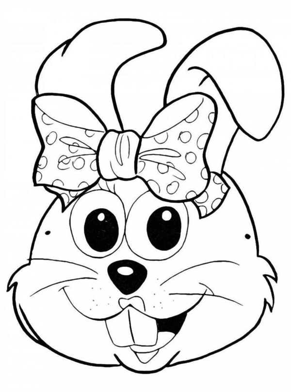 РаскраскаMascotte Кролика
