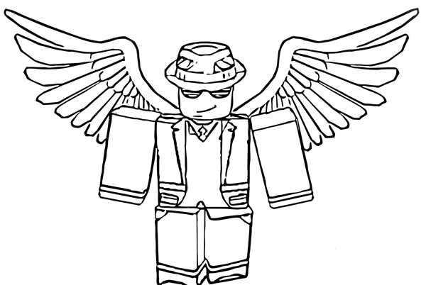 Roblox раскраска