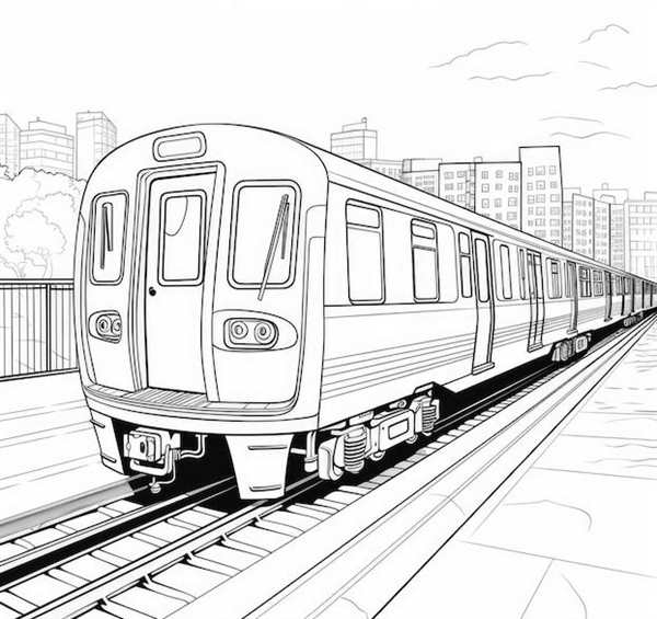 Раскраска метро