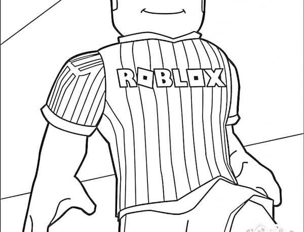 РаскраскаMister Robot из Roblox Веселые Активности для Детей и Взрослых