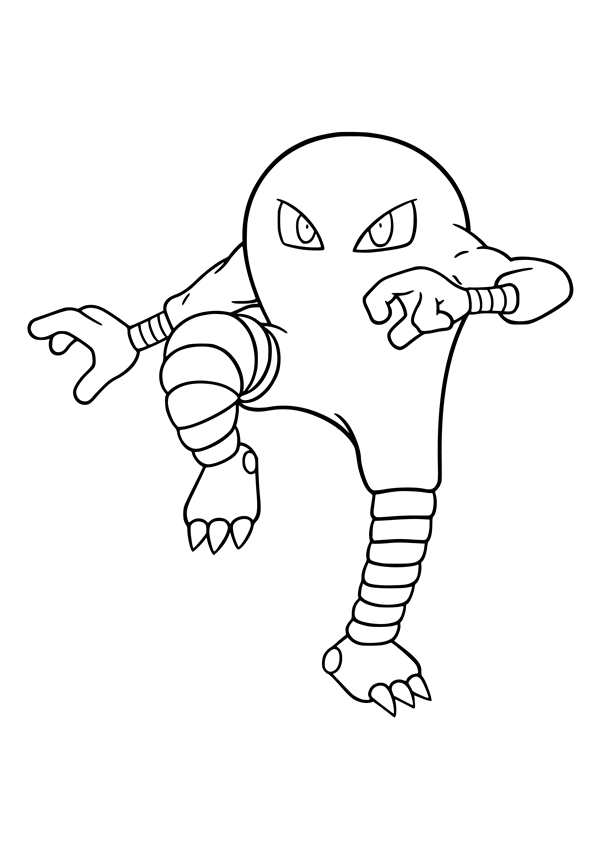 РаскраскаPokmon Хитморт Веселые Активности дляFanatics