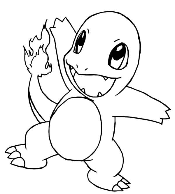 РаскраскаPokmon Сквиртл Веселые Игры для Детей