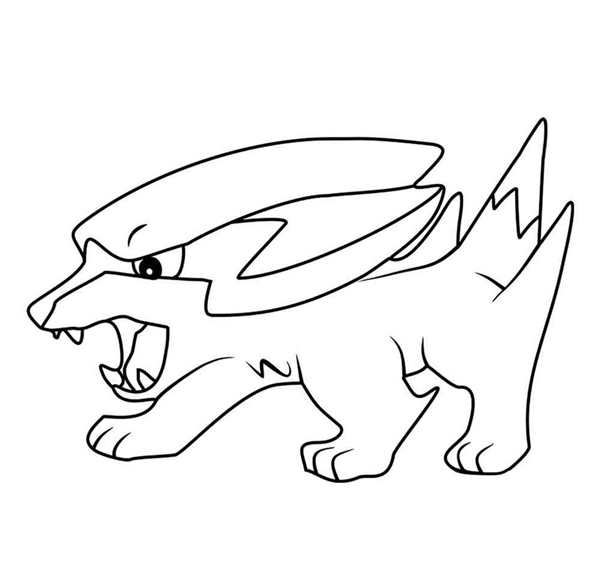 РаскраскаPokmon Скьюпа для детского творчества