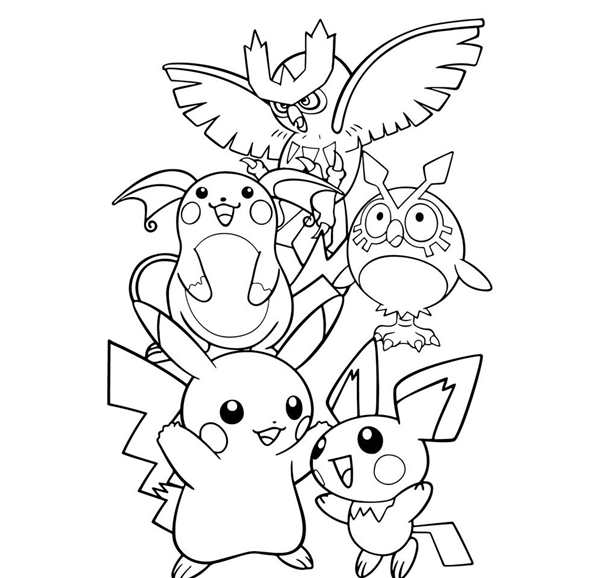 РаскраскаPokmon Тортвиг Веселые Активности для Детей и
