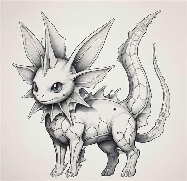 РаскраскаPokmon Вапореон АктивируйCreativity