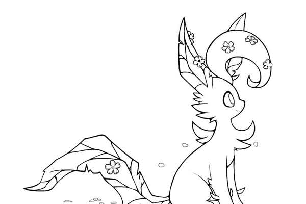 Покемоны Vaporeon раскраска
