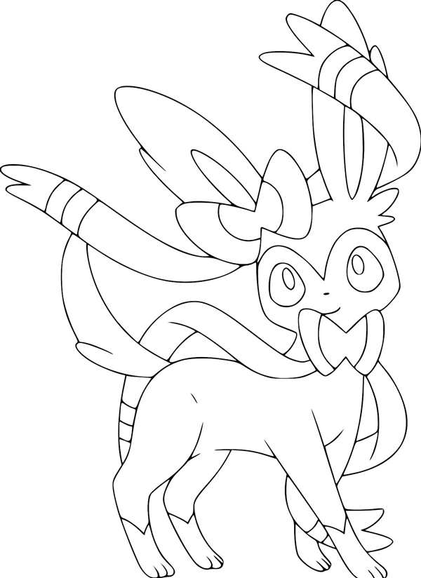 Раскраска покемонов Zorua