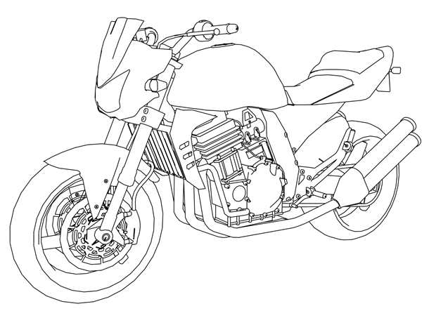 Suzuki GSX R 750 рисунок