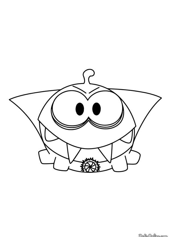 Cut the Rope раскраска