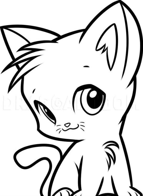 Кошка Луна из сейлормун раскраска