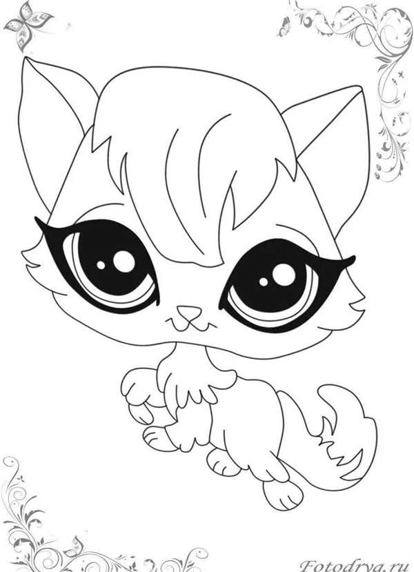 Раскраска Littlest Pet shop