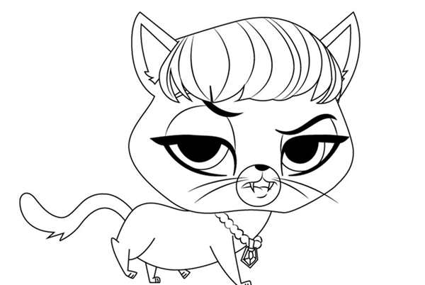Раскраска Littlest Pet shop