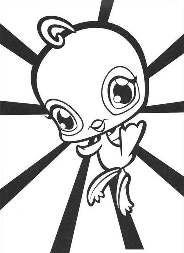 Раскраска Littlest Pet shop