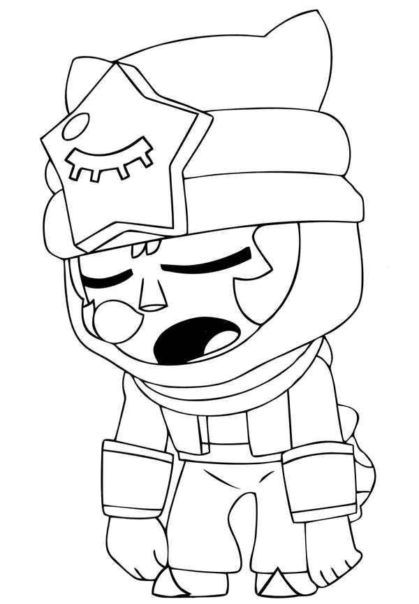 Раскраски Brawl Stars Амбер