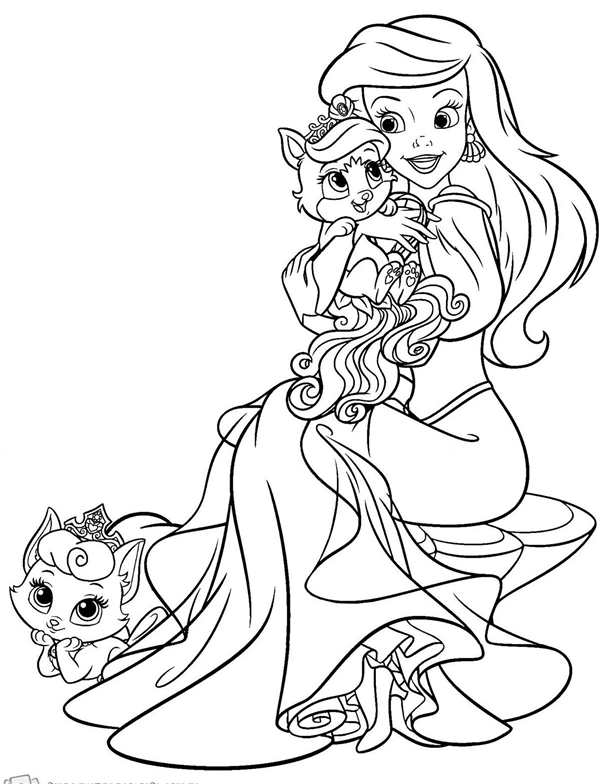 Раскраска Princess Disney