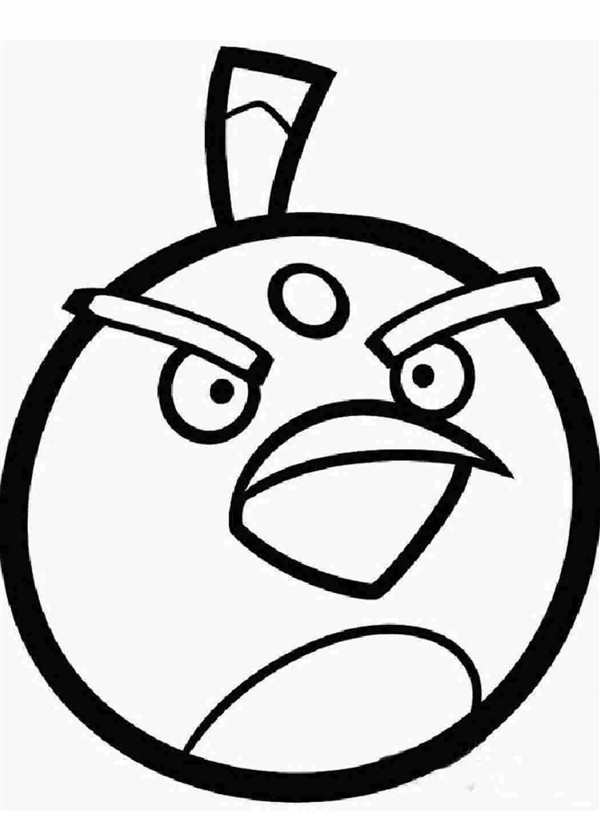 Angry Birds раскраска Теренс