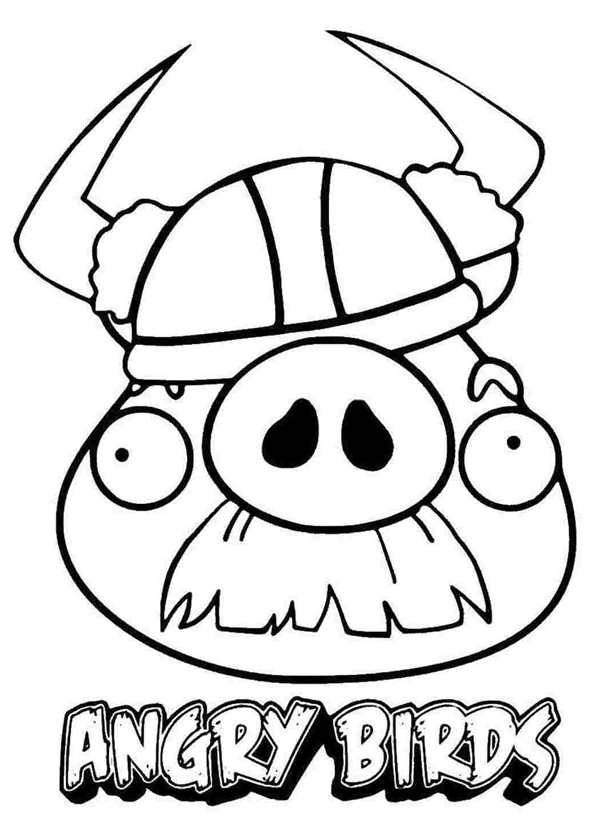 Раскраска Angry Birds go
