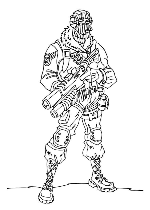 Раскраска Fortnite