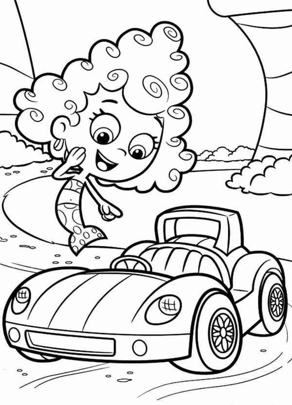 Bubble Guppies раскраска