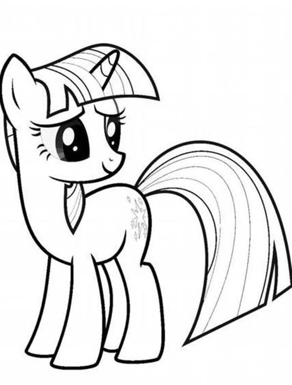 My little Pony Твайлайт раскраска