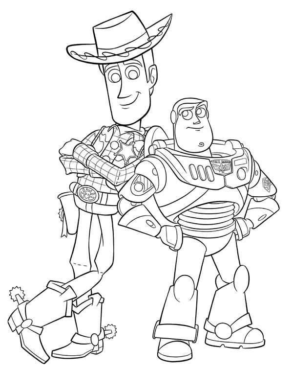 Раскраска Toy stories